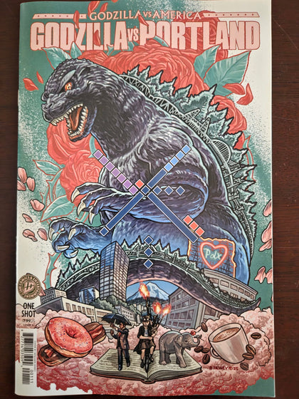 Godzilla vs Portland One Shot - Cover A Ben Dewey